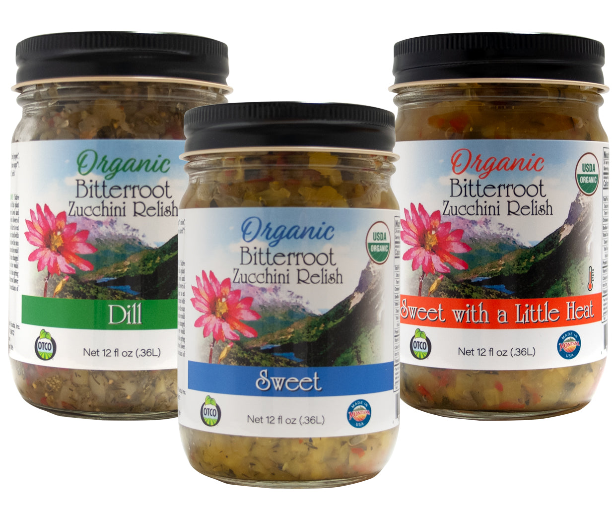 GIFT PACKAGE SWEET WITH A LITTLE HEAT, SWEET and DILL ZUCCHINI RELISH