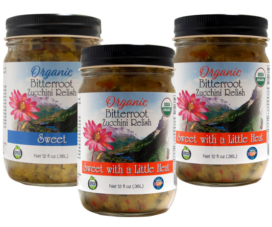 SWEET WITH A LITTLE HEAT and SWEET ZUCCHINI RELISH