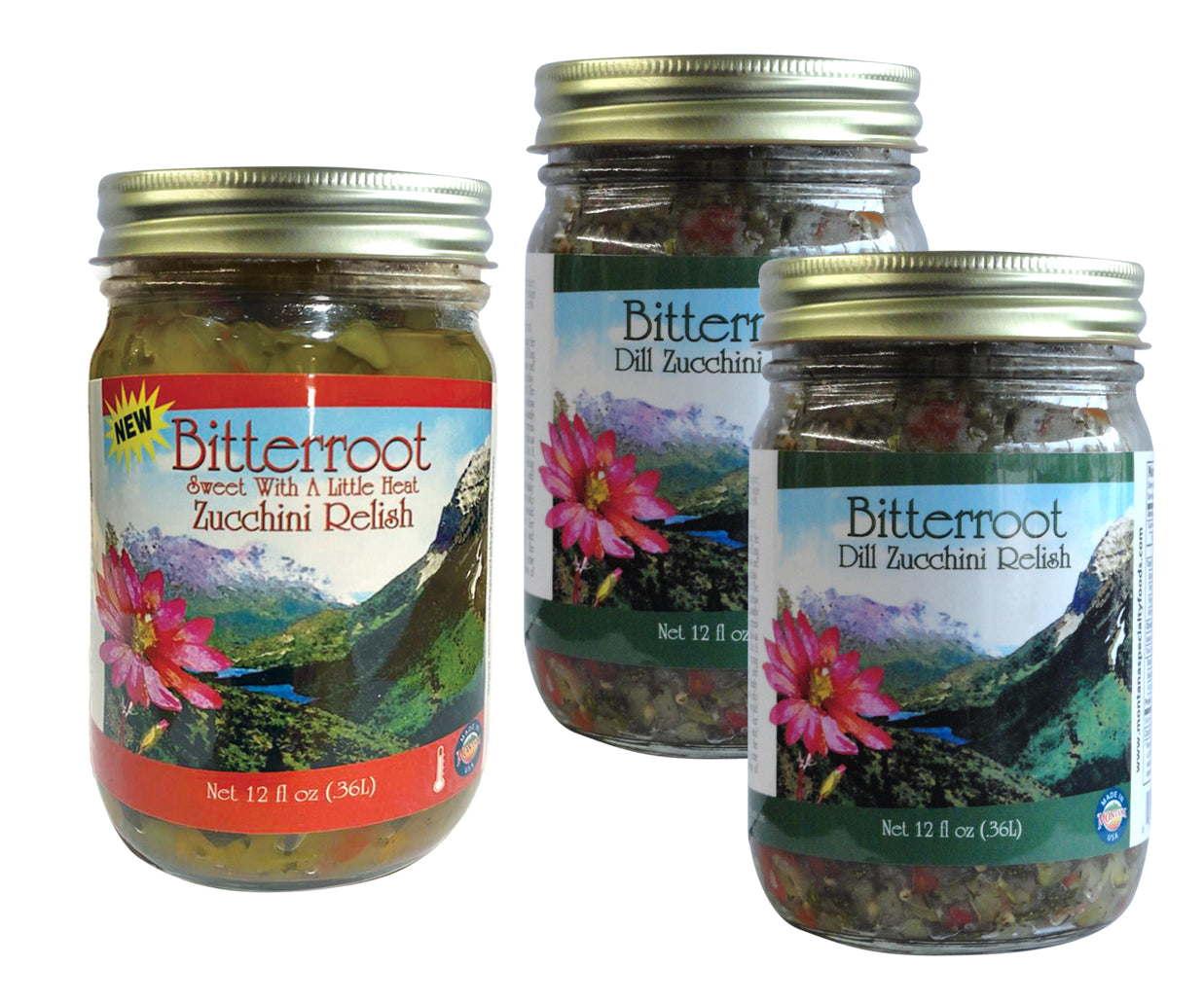 DILL and SWEET WITH A LITTLE HEAT ZUCCHINI RELISH